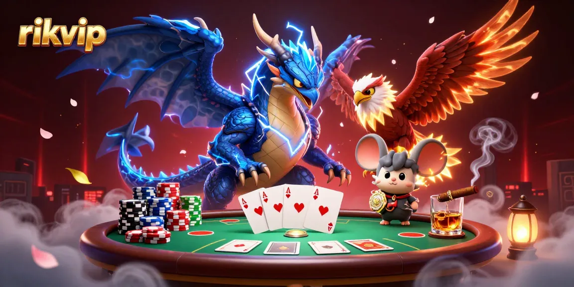 Engage with rikvip as you battle thrilling casino games in an electrifying 3D casino world.